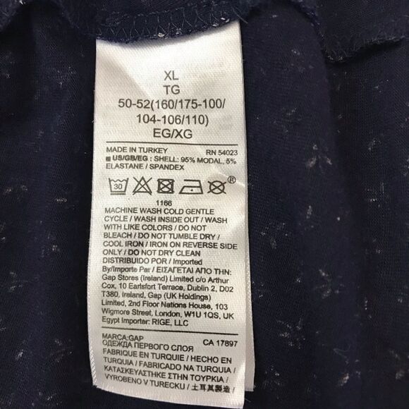 GAP navy blue maternity long sleeve blouse size XL - Picture 4 of 8